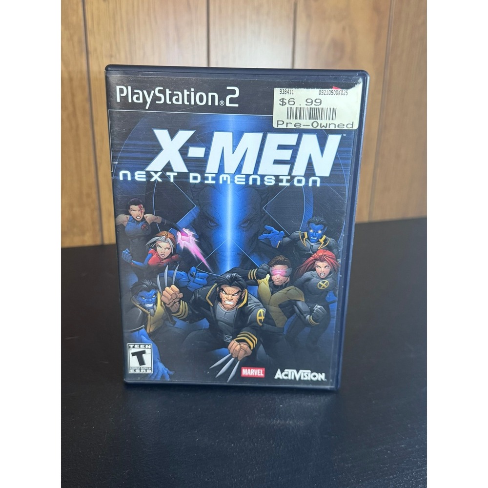 X-Men Next Dimension Sony PlayStation 2 PS2 Marvel Activision Fighting Game CIB